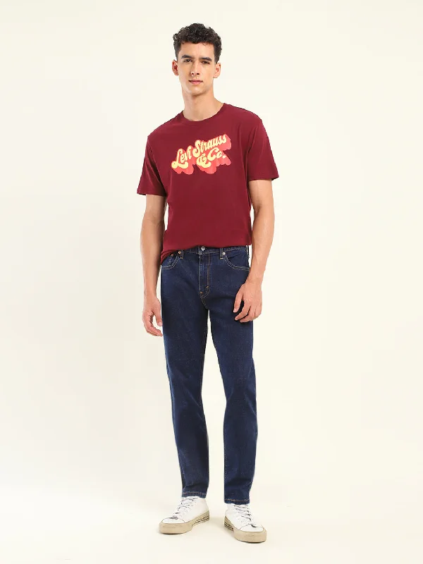 Men's Colored Jeans in Burgundy for a Bold and Fashion - Forward LookMen's 512 Indigo Slim Tapered Fit Jeans