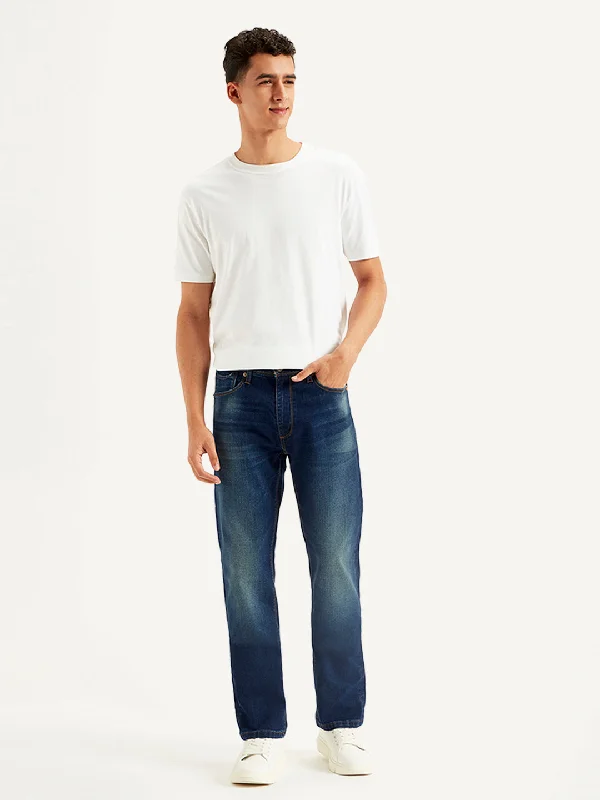 Men's Jeans with a Cargo - Inspired Knee Pocket for Extra StorageMen's 513 Slim Fit Navy Jeans