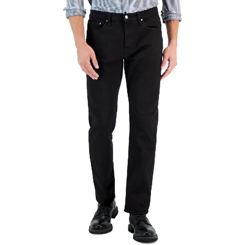 Men's Low - Rise Jeans in a Light Wash for a Casual and Youthful LookMichael Kors Mens Grant Denim Work Ankle Jeans