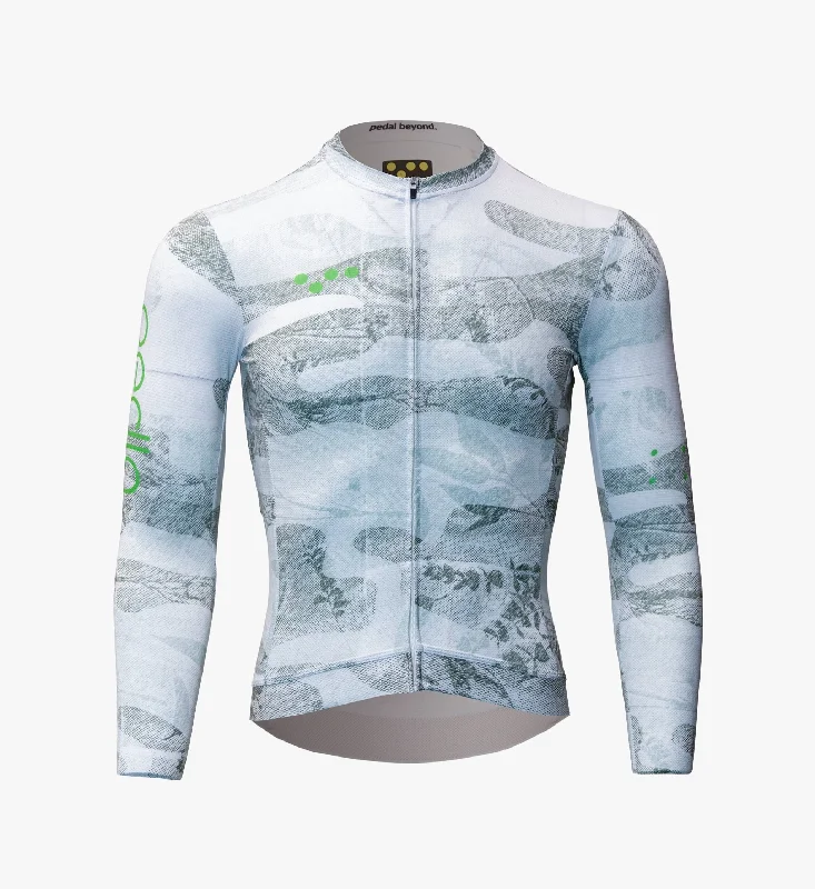 Men Jerseys with Adjustable V - Necklines for a Custom FitNatureCAMO / Men's LS Training Jersey - Sketch White