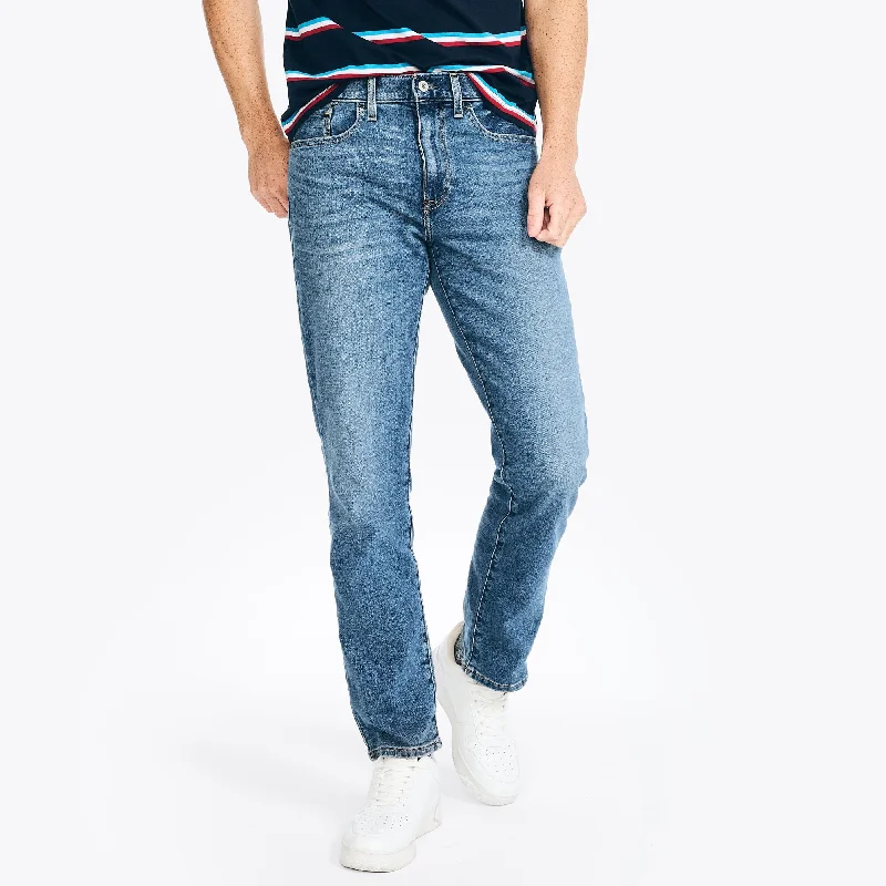 Men's Jeans with a Button - Fly for a Traditional and Classic AestheticNautica Mens Original Relaxed Stretch Denim