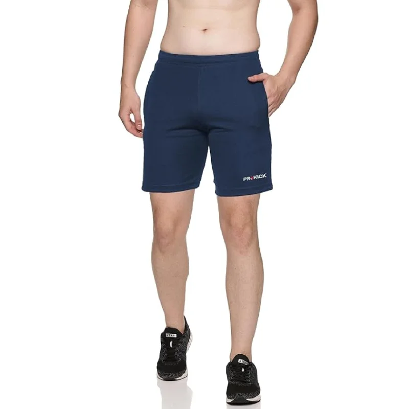 Men's Compression - Fit Lycra Sports Shorts in Grey for High - Intensity Interval TrainingProkick Run X Men's Sports Shorts