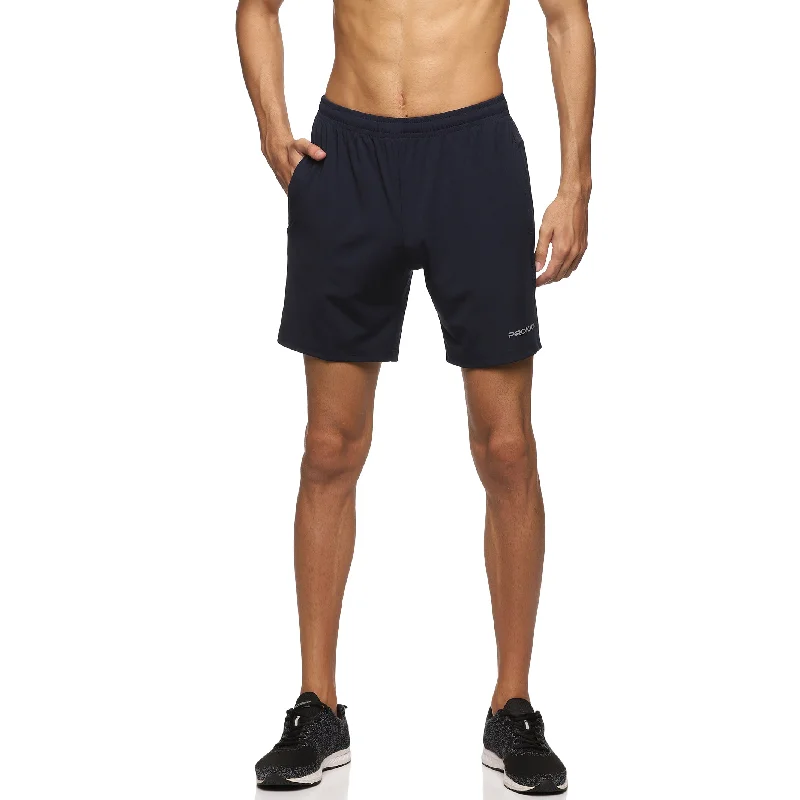 Men's Shorts with Adjustable Waist in Gray for a Custom Fit during Rock ClimbingProkick Lycra Sports Shorts for Men, Navy