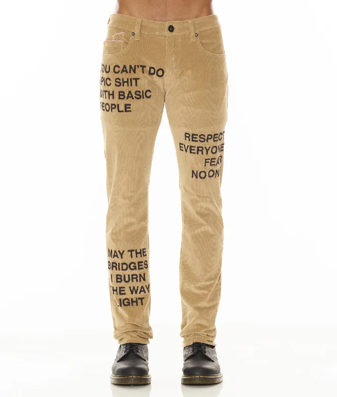 Men's Distressed Jeans with Patches for a Retro and DIY - Inspired AppearanceRocker Slim