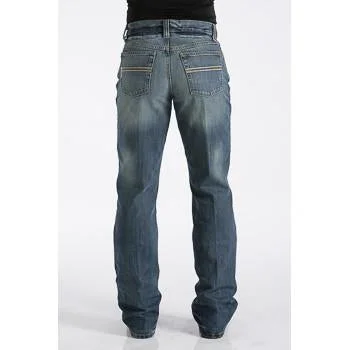 Men's Jeans with a Button - Fly for a Traditional and Classic AestheticMen's Cinch Indigo Carter Jean