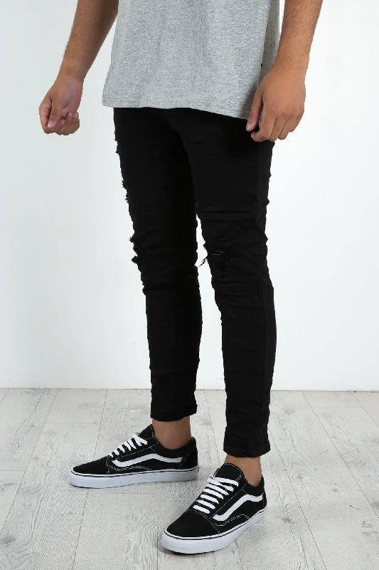 Men's Slim Fit Stretch Jeans in Dark Wash for a Modern and Comfortable LookSoho Jean Washed Black