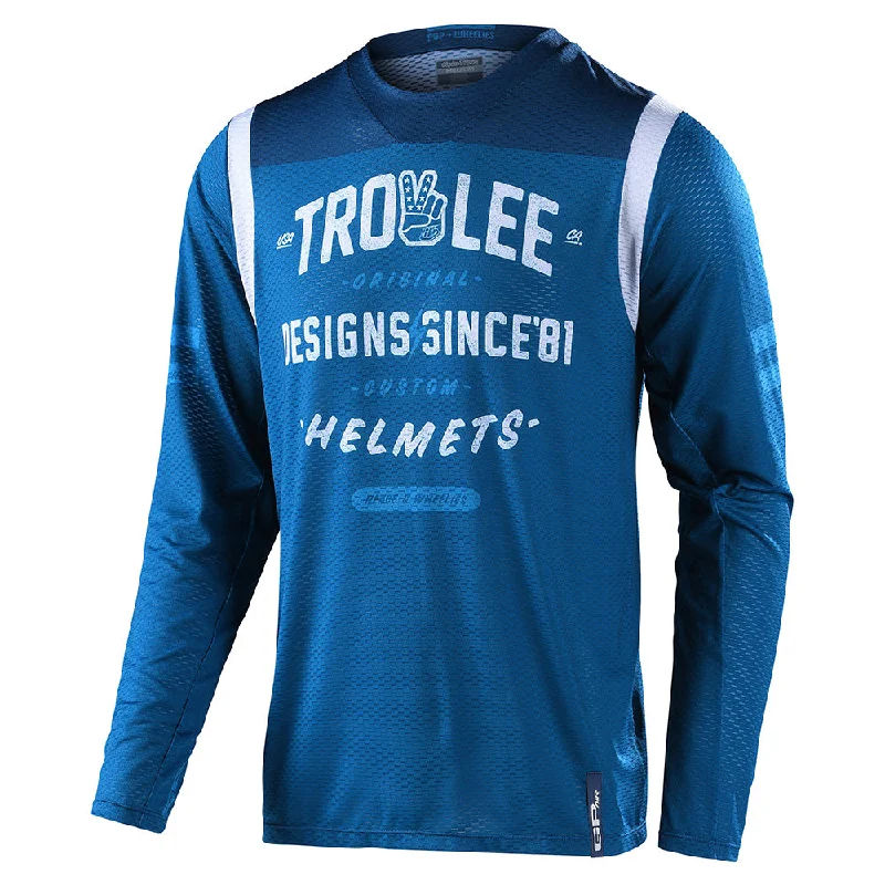 Men Jerseys with Ribbed Collars and Cuffs for a Classic and Durable LookGP Air Jersey Roll Out Slate Blue