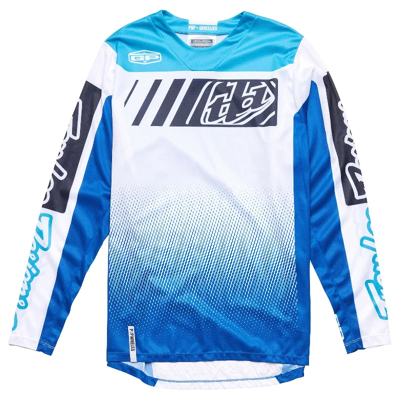 Men Jerseys with Reinforced Stitching for DurabilityGP Jersey Icon Blue