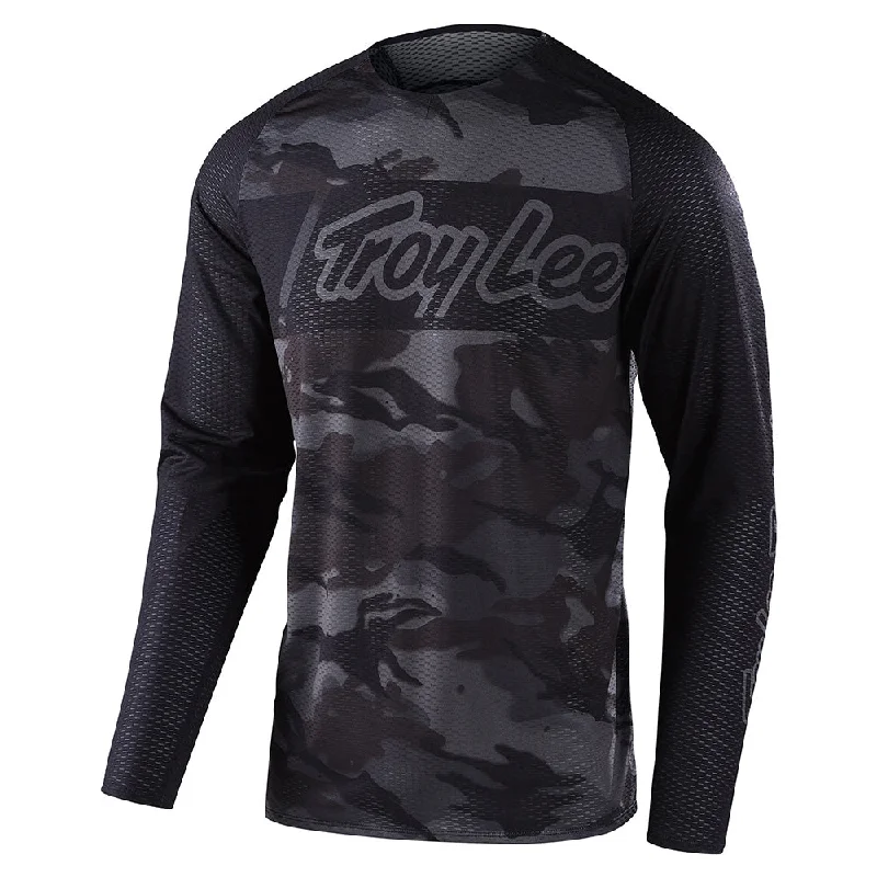 Men Jerseys with UV - Protection for Outdoor SportsSE Pro Air Jersey Vox Camo Black