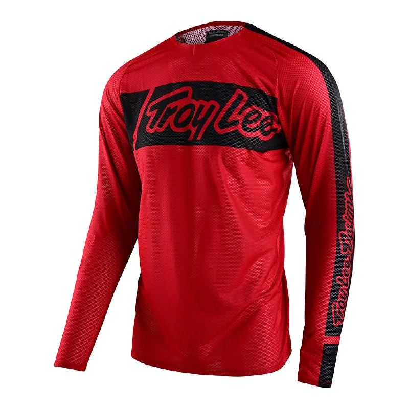 Men Jerseys with Adjustable V - Necklines for a Custom FitSE Pro Air Jersey Vox Red