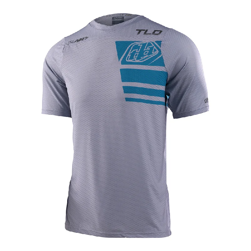 Men Jerseys with Contrast - Color Trim for a Stylish and Distinctive LookSkyline Air SS Jersey Stacks Mist