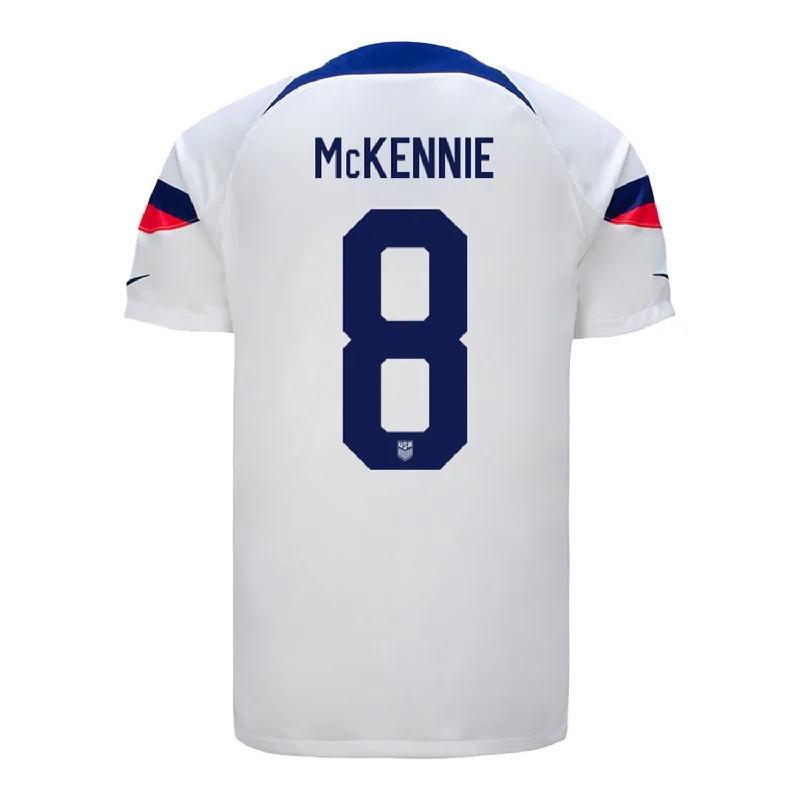 Men Jerseys with Raglan Sleeves for a Comfortable and Mobile FitMen's Nike USMNT McKennie 8 Home Jersey