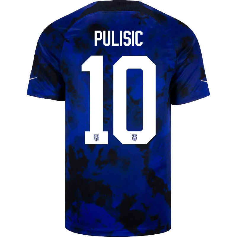 Men Jerseys with Team - Specific Colorways for a Show of SupportMen's Nike 2022 USMNT Pulisic 10 Away Jersey