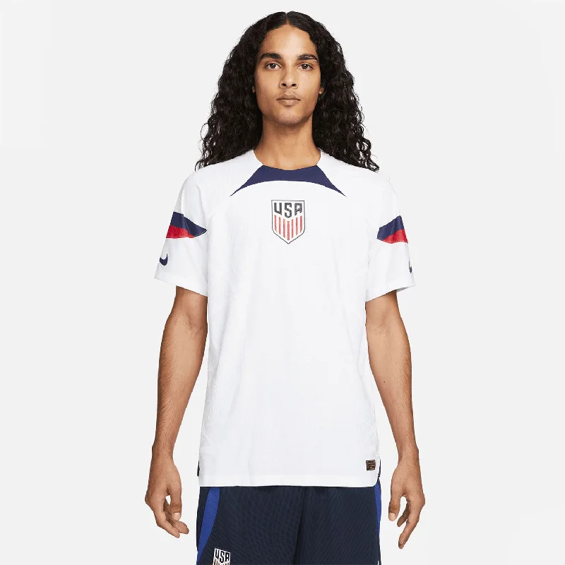 Men Jerseys with Ribbed Collars and Cuffs for a Classic and Durable LookMen's Nike USMNT Match Home Jersey