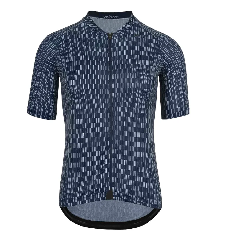 Men Jerseys with Authentic - Style Striping for a True - to - Game LookVELOCIO MINI CHECK ULTRALIGHT MENS NAVY JERSEY SMALL