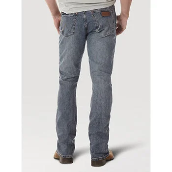 Men's Jeans with a Frayed Hem for a Casual and Effortless StyleWrangler Men's Greeley Retro Slim Fit Bootcut Jeans