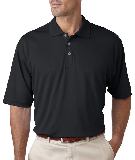 Men Sports Polo with Performance - Grade Moisture - Wicking Fabric8405 - UltraClub Mens Cool & Dry Sport Polo Shirt | Black