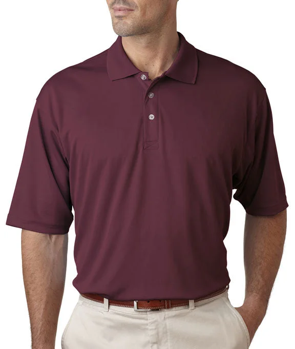 Men Sports Polo with Performance - Grade Moisture - Wicking Fabric8405 - UltraClub Mens Cool & Dry Sport Polo Shirt | Maroon