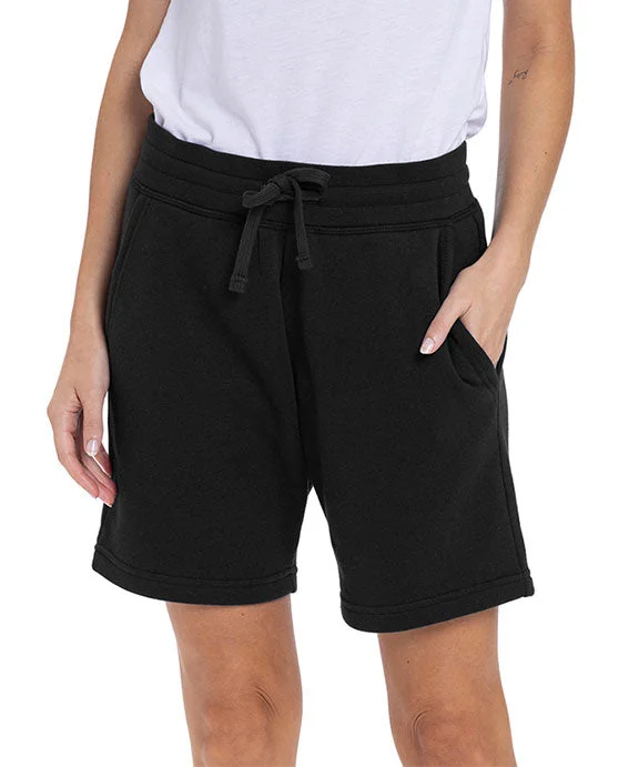 Men's 4 - Way Stretch Sports Shorts in Charcoal for Martial Arts and Yoga9903 - Next Level Unisex Fleece Sweatshorts | Black