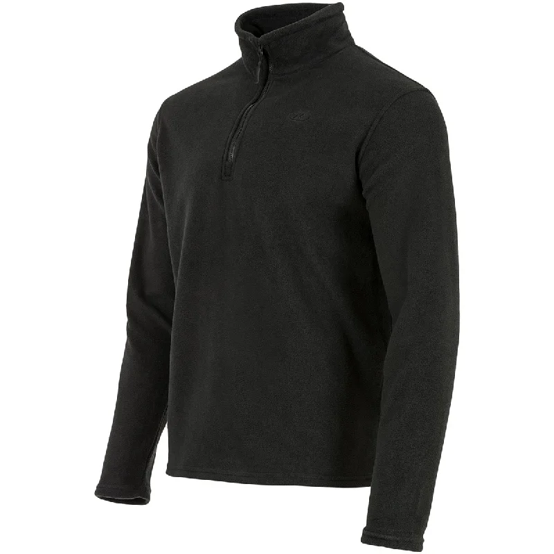 Men Fleece with Ribbed Collars for Added DurabilityHighlander Ember Fleece Black