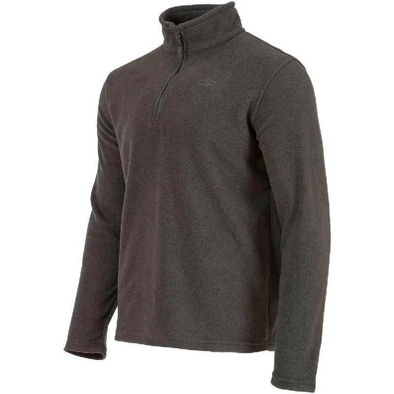 Men Fleece with Mesh Panels for BreathabilityHighlander Ember Fleece Dark Grey