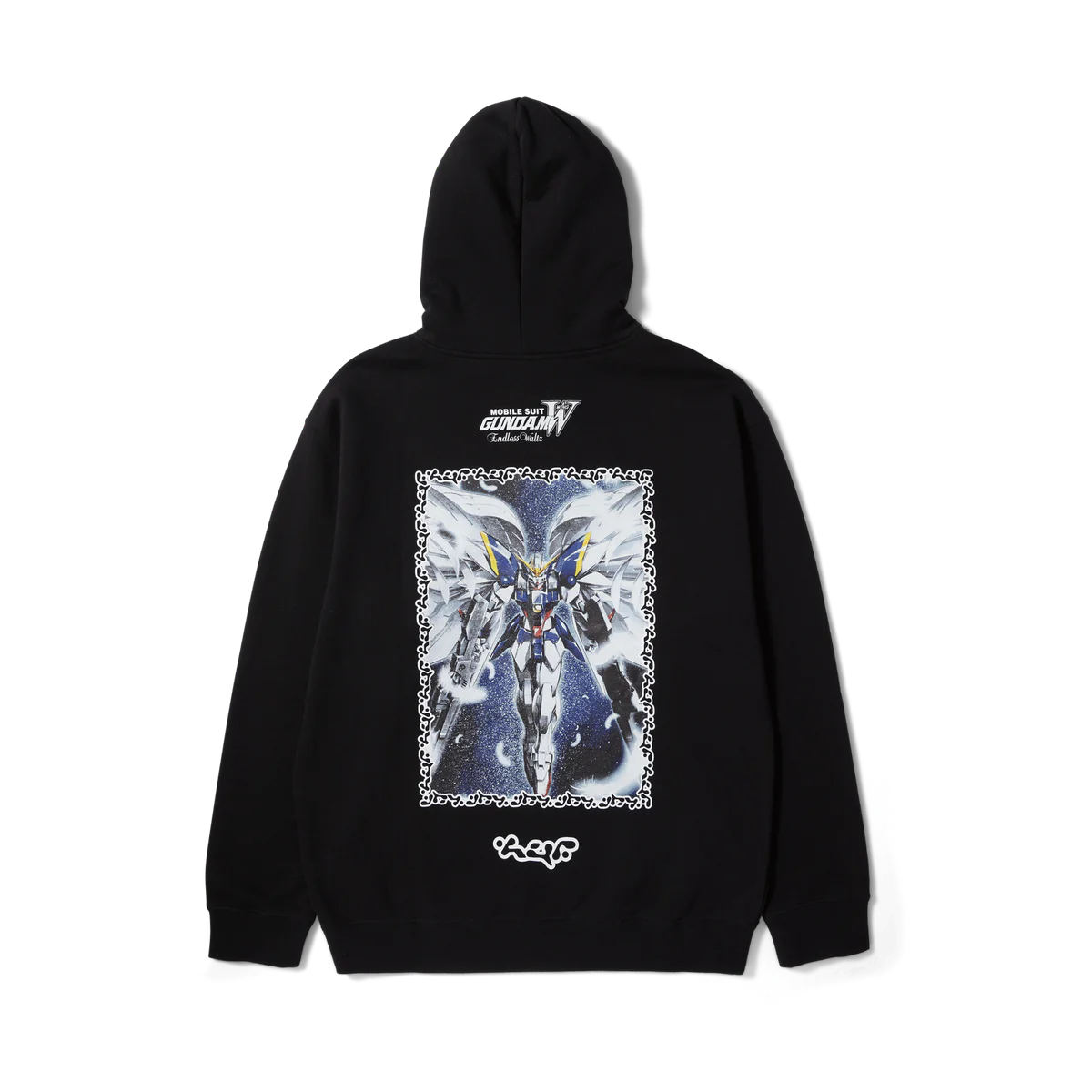 Men Fleece in Heathered Colors for a Subtle LookHUF X Gundam Wing Pullover Hoodie Black