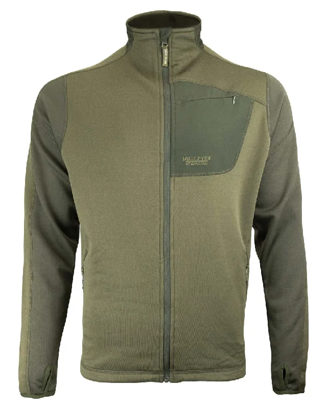 Men Fleece with Raglan Sleeves for a Comfortable FitJack Pyke Ashcombe Technical Fleece Jacket