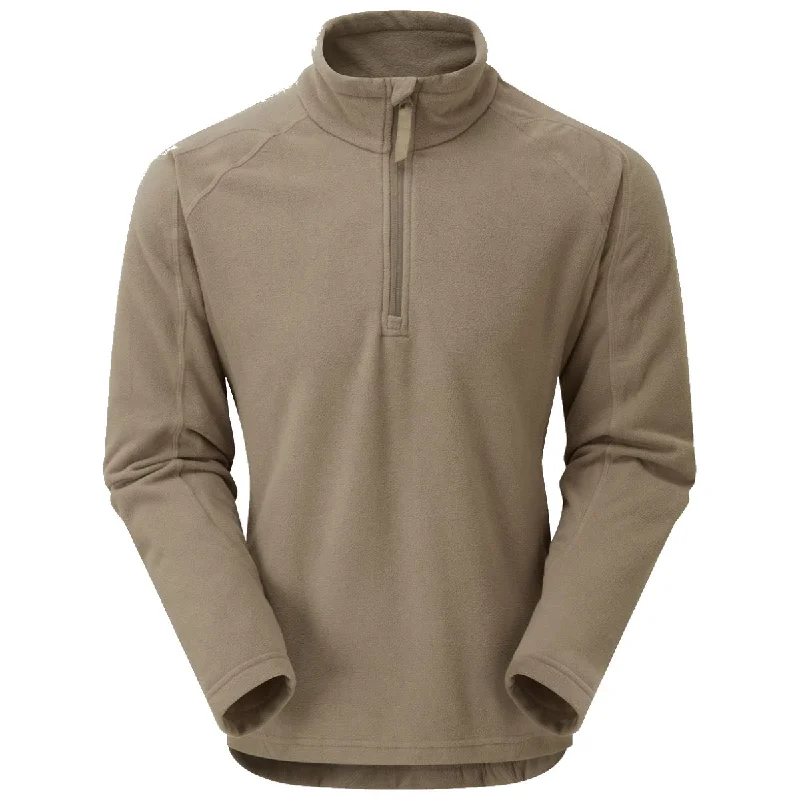 Men Fleece with Reflective Stripes for Nighttime VisibilityKeela Mens Hel Pulse Fleece Top Tan 499