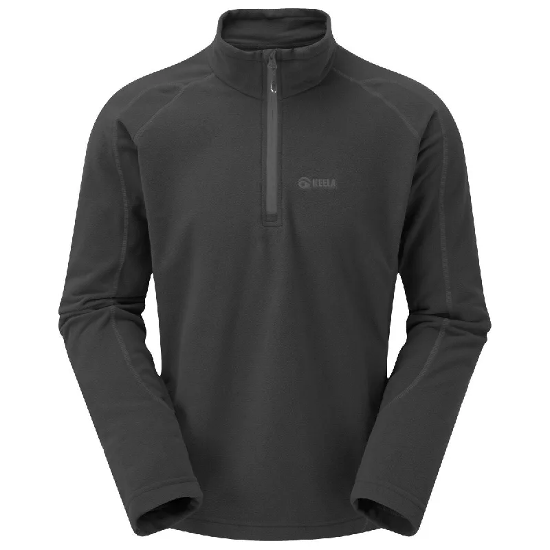 Men Fleece with Moisture - Wicking Properties for Active UseKeela Men's Pulse Micro Fleece Black