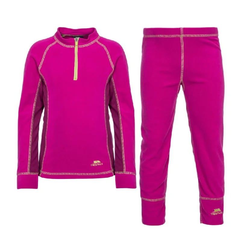 Men Fleece with Sherpa Lining for Extra Softness and WarmthTrespass Bubbles Girls Thermal Base Layer Set, Azalea