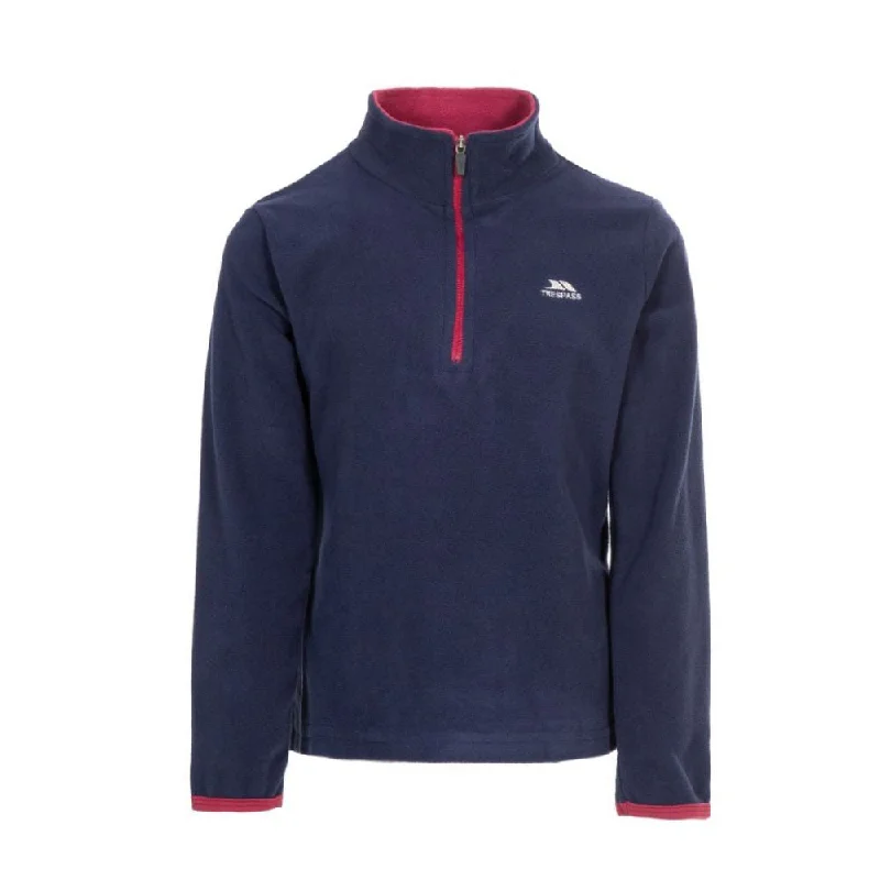 Men Fleece with Raglan Sleeves for a Comfortable FitTrespass Sybil Girls Microfleece At 100 Navy