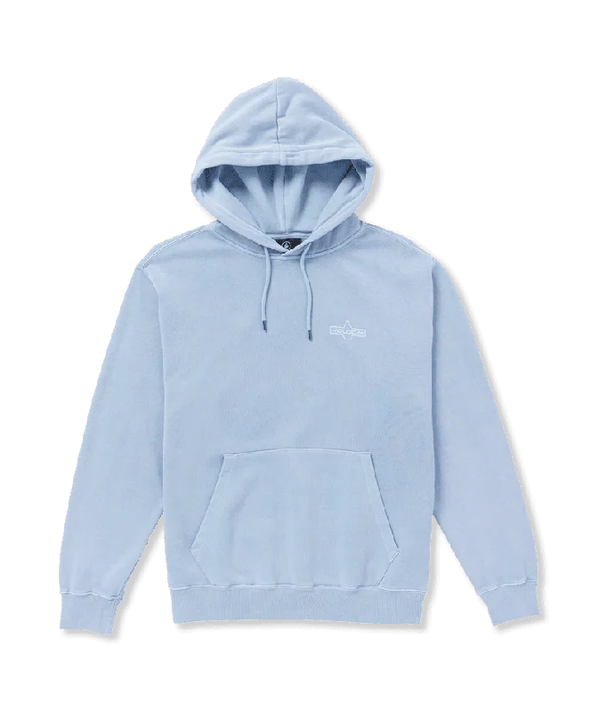 Men Fleece with Adjustable Hoods for Customized ProtectionVOLCOM Lifer Pullover Hoodie Celestial Blue