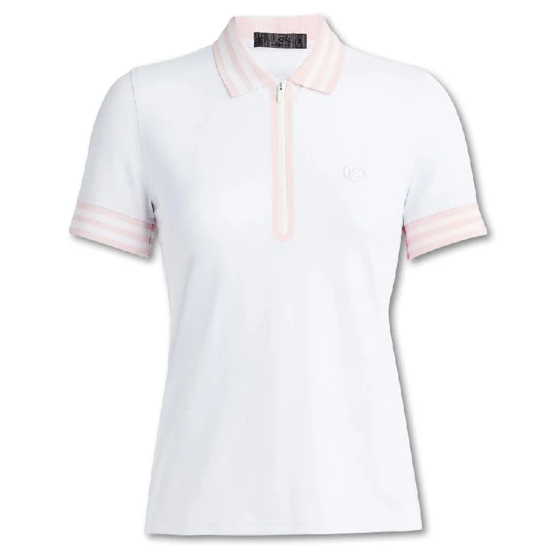 Men Sports Polo with Ribbed Collars and Cuffs for a Secure FitGfore Embossed Logo Quarter Zip Tech Pique Golf Polo 2023 Women