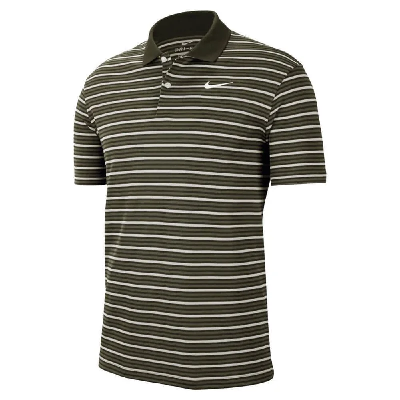 Men Sports Polo with Performance - Grade Moisture - Wicking FabricNike Dri-FIT Victory Striped Golf Polo 2020