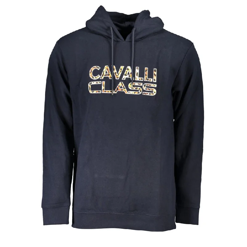 Men Sweaters with High - Low Hemlines for a Modern TwistCavalli Class  Cotton Men's Sweater