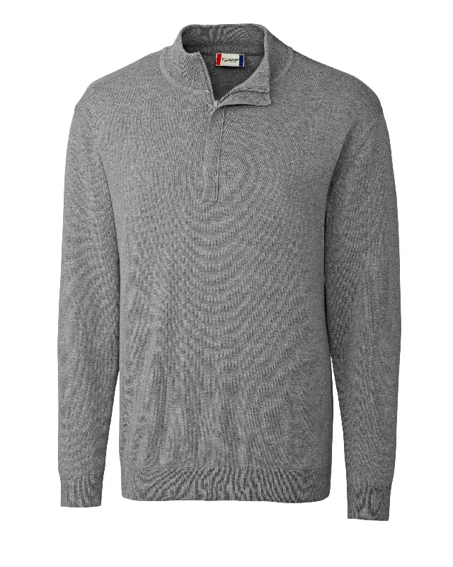 Men Sweaters with Embroidered Details for a Personal TouchClique Imatra Half Zip Sweater