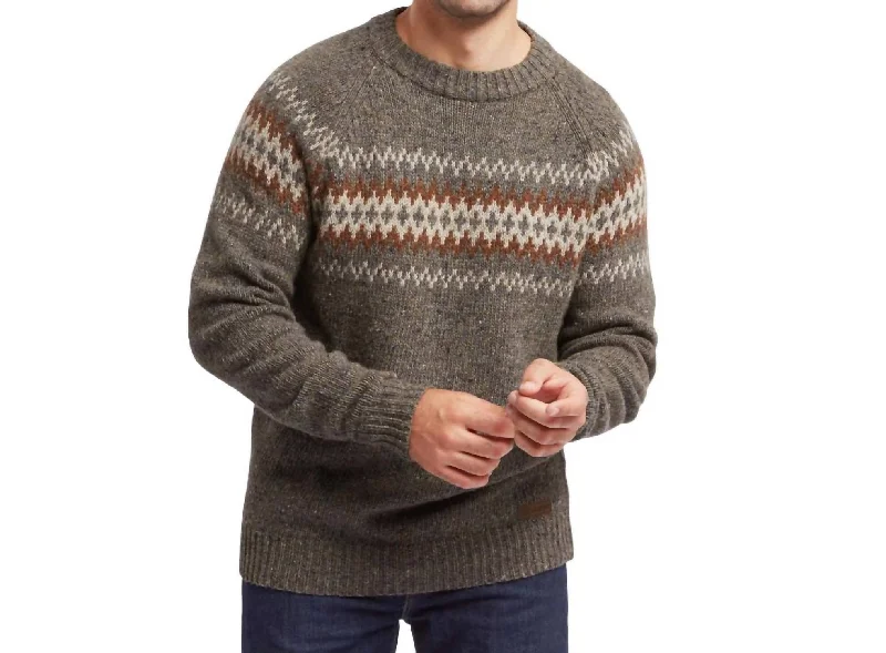 Men Sweaters with Raglan Sleeves for a Comfortable FitDumji Sweater In Maato Grey