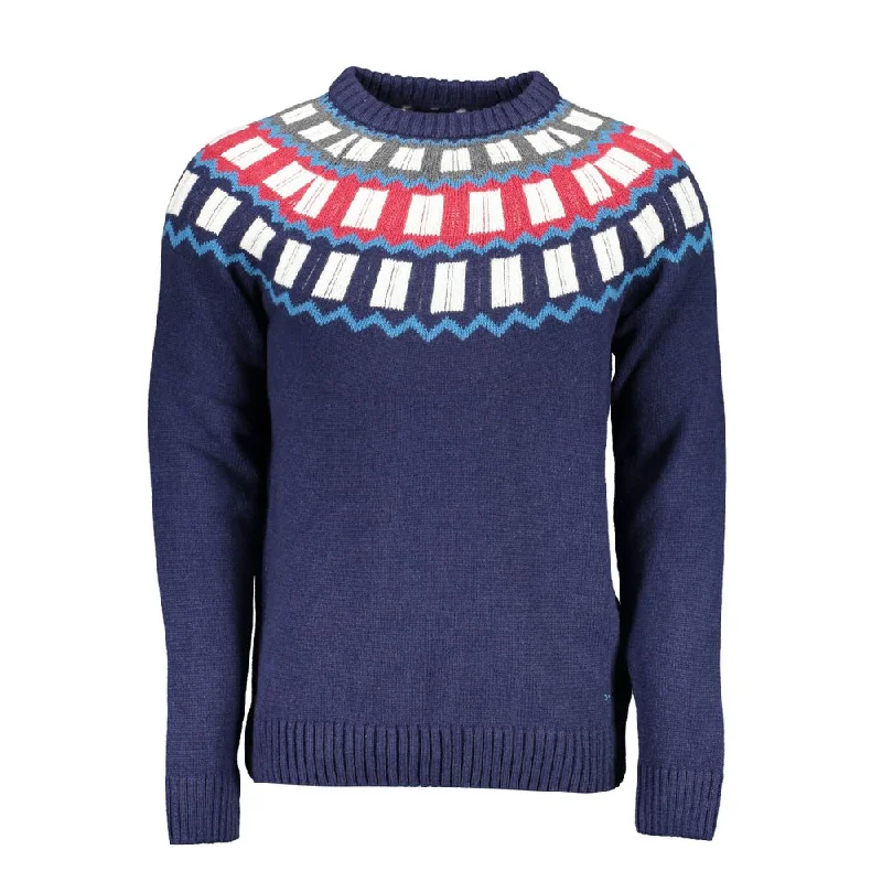 Men Sweaters with Button - Down Collars for a Versatile StyleGant Chic Crew Neck Sweater with Contrast Men's Details