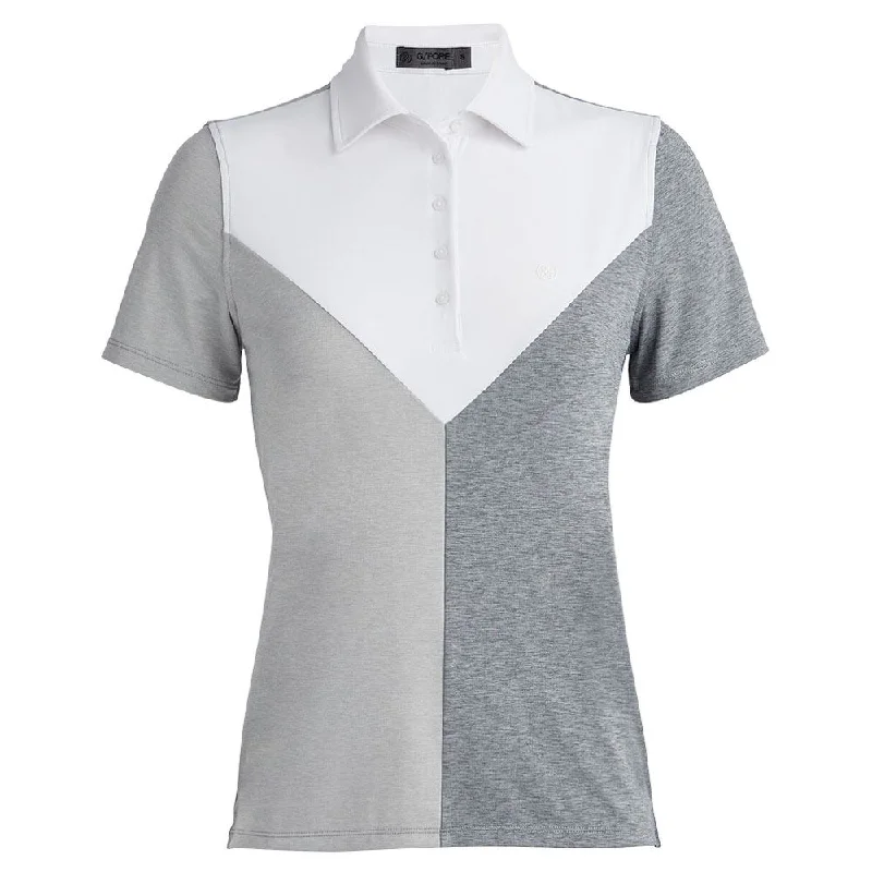 Men Sports Polo with StretchGfore Colour Block V Melange Tech Jersey Golf Polo 2023 Women