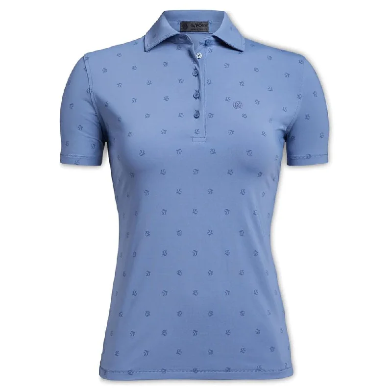 Men Sports Polo with Embroidered Logos of Sports BrandsGfore G Print Golf Polo 2022 Women