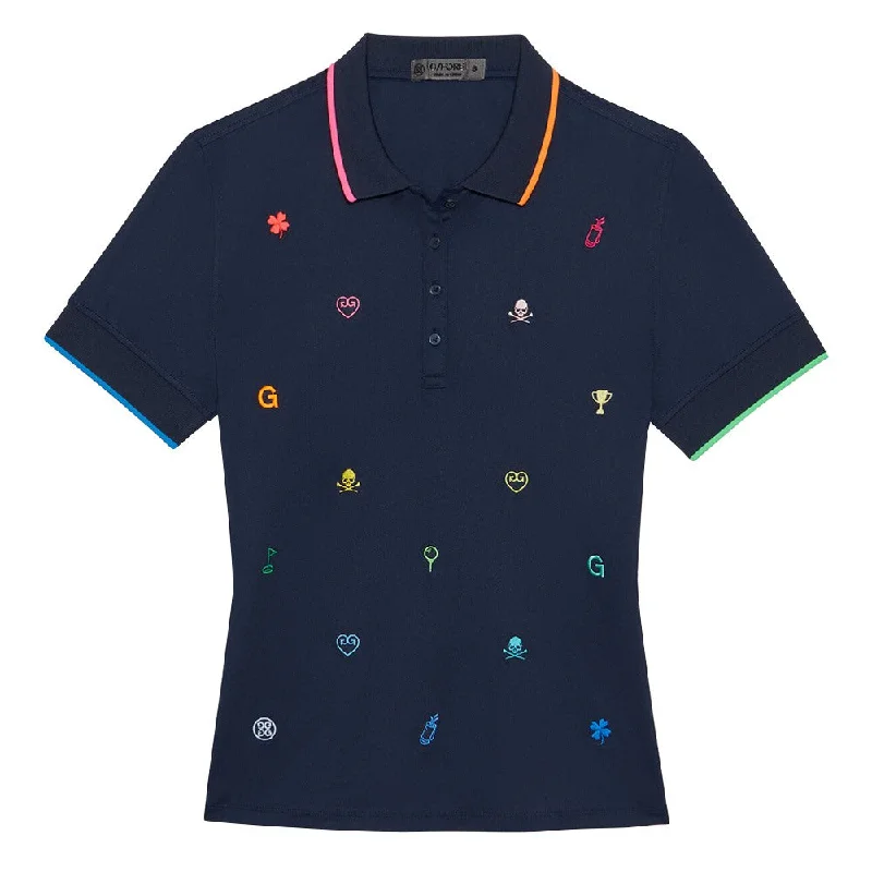 Men Sports Polo with Embroidered Logos of Sports BrandsGfore Mini Icon Tech Pique Golf Polo 2023 Women