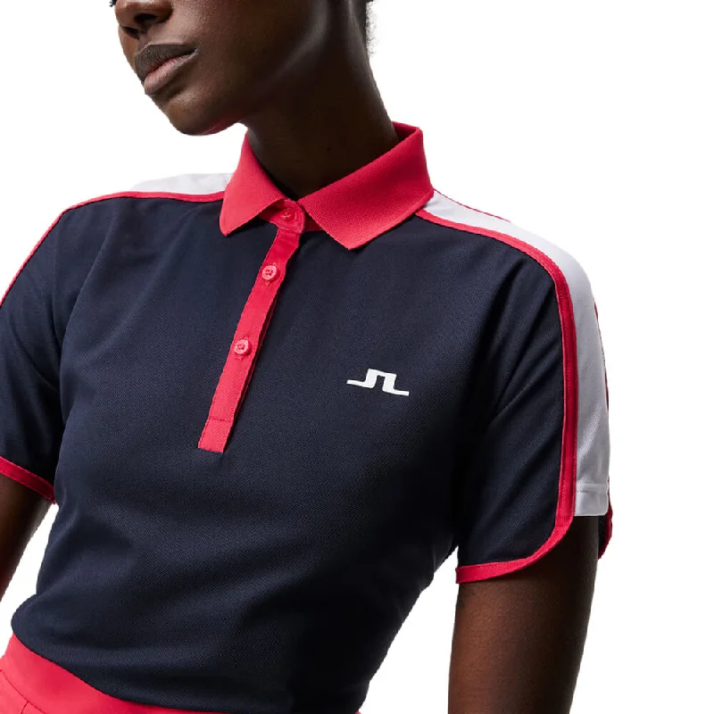 Men Sports Polo with Embroidered Logos of Sports BrandsJ.Lindeberg Beatrix Golf Polo 2023 Women