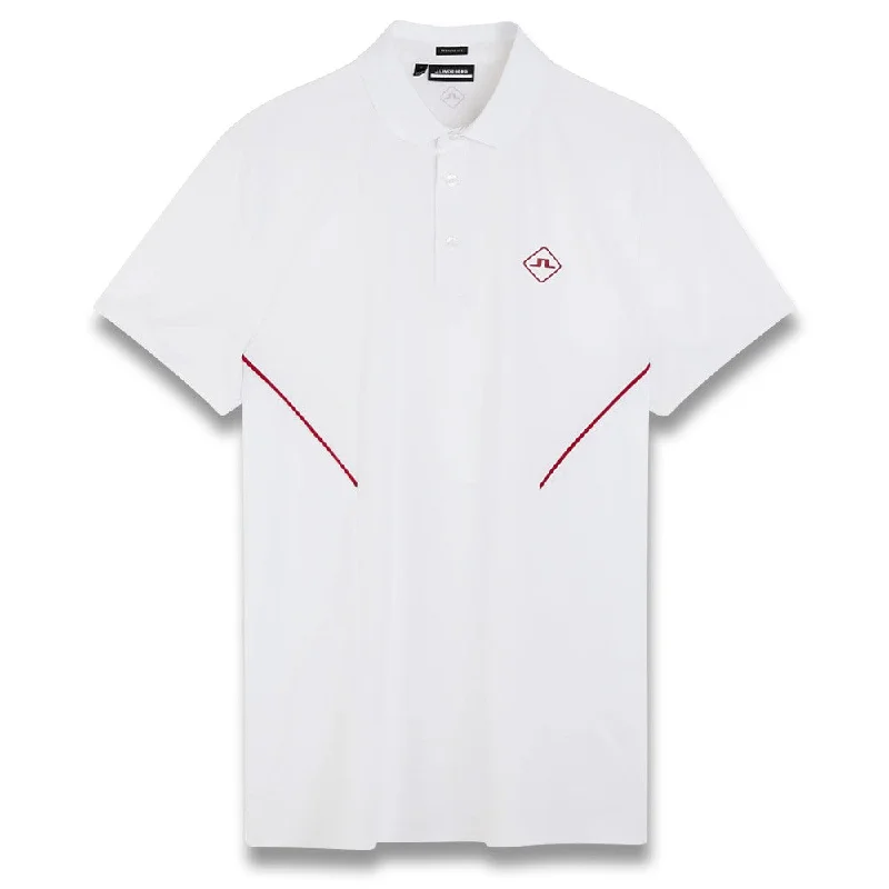 Men Sports Polo with Three - Button Plackets for Easy VentilationJ.Lindeberg Chris Regular Fit Golf Polo 2023