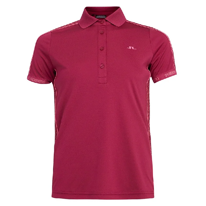 Men Sports Polo with Embroidered Logos of Sports BrandsJ.Lindeberg Damai Golf Polo 2022 Women