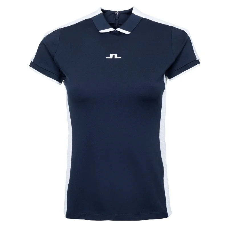 Men Sports Polo with Ribbed Collars and Cuffs for a Secure FitJ.Lindeberg Eris Golf Polo 2022 Women