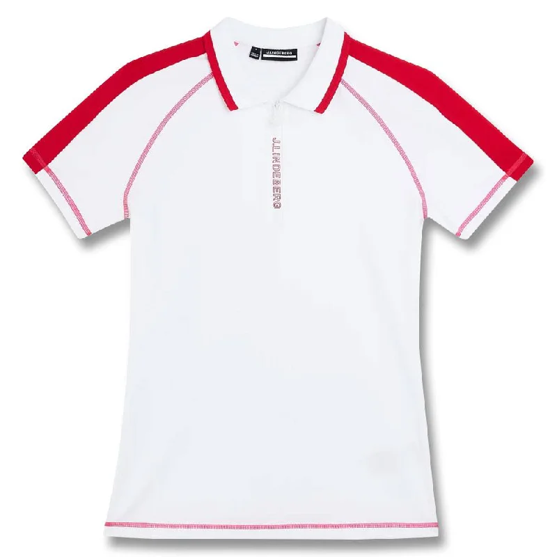 Men Sports Polo with Ribbed Collars and Cuffs for a Secure FitJ.Lindeberg Kourtney Golf Polo 2022 Women