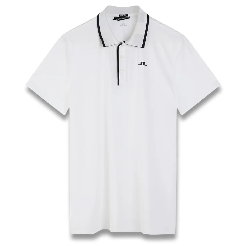 Men Sports Polo with Ribbed Collars and Cuffs for a Secure FitJ.Lindeberg Luca Regular Fit Golf Polo 2023