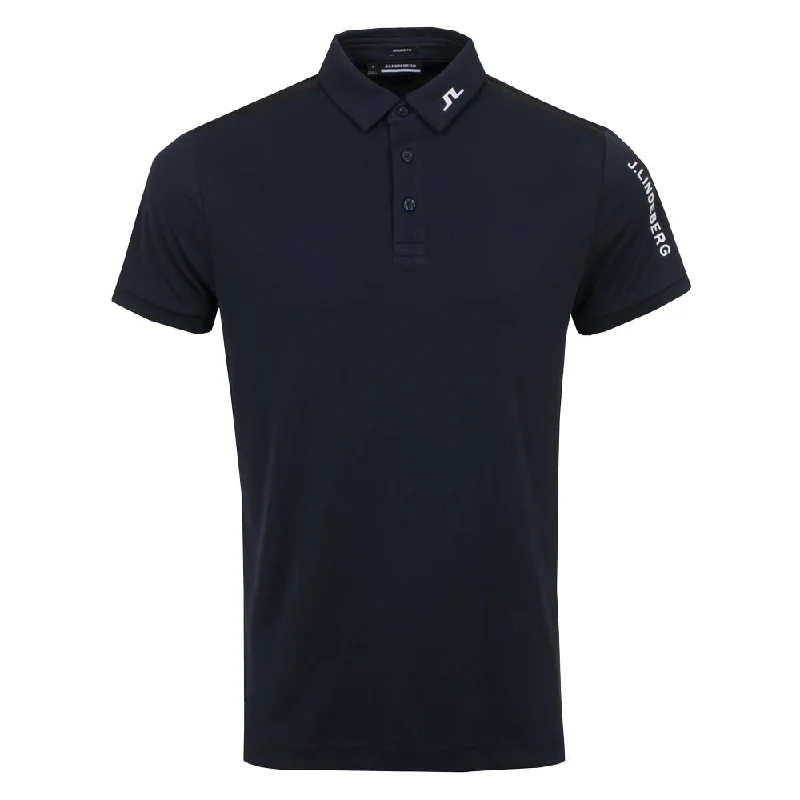 Men Sports Polo with Embroidered Logos of Sports BrandsJ.Lindeberg Tour .0 Regular Fit Golf Polo 2022