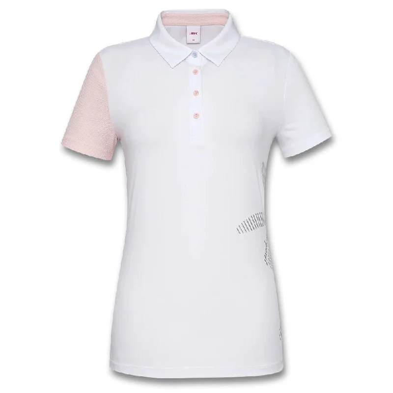 Men Sports Polo with Ribbed Collars and Cuffs for a Secure FitJDX America Bunny Golf Polo 2023 Women