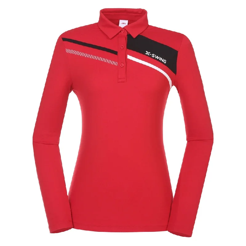 Men Sports Polo with Performance - Grade Moisture - Wicking FabricJDX America X-Swing Longsleeve Golf Polo 2021 Women